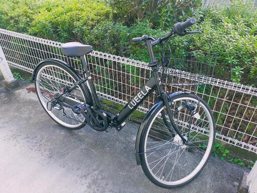 美品　自転車　六段階ギア、オートライト付き