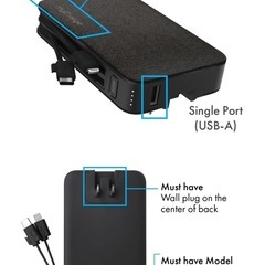 値引きMyCharge パワー ハブ オールインワン ポータブル充電器 AO10FK-A モバイルバッテリーの画像