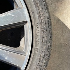 17インチ　タイヤホイールセットの画像