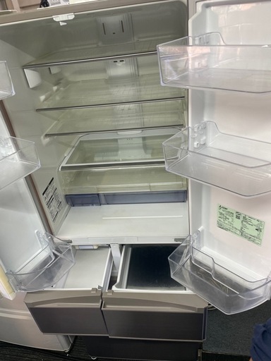 北九州市内配送無料　保証付き MR-JX52A-N 冷蔵庫 置けるスマート大容量 JXシリーズ ローズゴールド [517L /6ドア /観音開きタイプ]