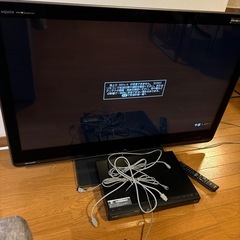 シャープ 液晶カラーテレビ LC-46XF3 & シャープ BD...