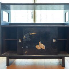 会津塗り茶箪笥 漆塗り家具【中古】日和風の画像