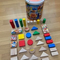 アンパンマン　筒入りつみ木　