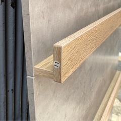 突っ張りパーテーション　グレーの画像