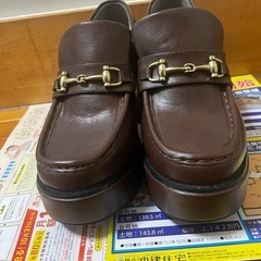 厚底 ローファー Lサイズの画像