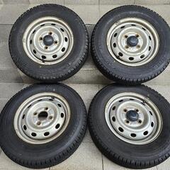 145/80R12LT ブリヂストン スタッドレス W300 軽...
