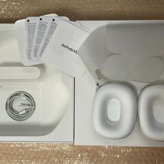 apple airpods max シルバー 箱有りの画像