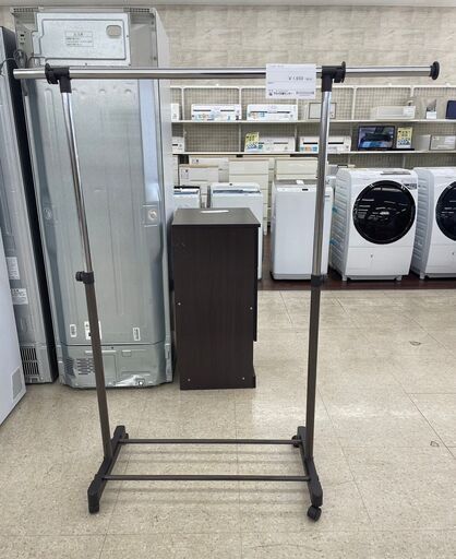 ★ジモティ割あり★  ハンガーラック 茶 H～164×D44×W91.5 クリーニング済み TJ9868