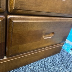 【お譲り決まりました✩.*˚】木製ローチェストの画像