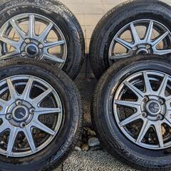 サマータイヤ　アルミホイール4本セット　中古　バリ山　使用浅