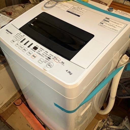 ハイセンス　4.5㌔洗濯機