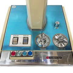 24C744_ジ6【昭和レトロ】TOSHIBA 東芝 4枚羽根扇風機 H-30DL 1975年頃 ヴィンテージ レトロ 貴重 レア 現状品 ジャンク扱い 中古の画像