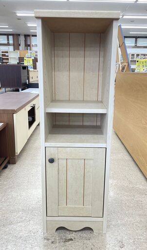 ★ジモティ割あり★  収納棚 白 H92×D31×W29.5 クリーニング済み TJ9872