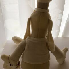 【ディズニー】グーフィーのぬいぐるみ 2点セット ベージュ ＆ ホワイトの画像