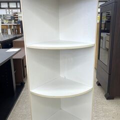 ★ジモティ割あり★  コーナーラック 白 H88×D30×W30...