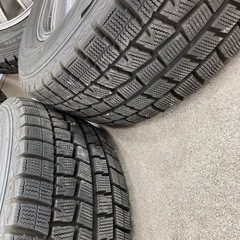 スタッドレス 215/60R16 19年製バリ山 215/55R17互換サイズ