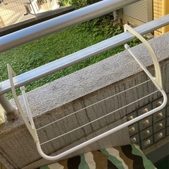 ベランダ用　引っ掛けラック