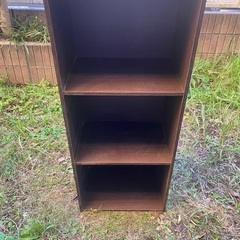 【無料】茶色のカラーボックスお譲りします。