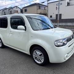 日産キューブZ12！距離少なく9500キロ！車検R8年12月であ...