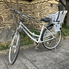 27インチ自転車、通勤通学、パパチャリ仕様の画像
