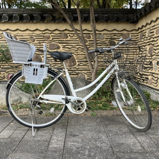 27インチ自転車、通勤通学、パパチャリ仕様