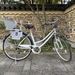 27インチ自転車、通勤通学、パパチャリ仕様の画像