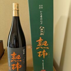 まろやかな芋焼酎　熟柿　25度　1.8Lの画像
