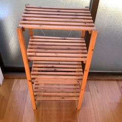 <11/28お渡し完了>簡易木製棚　差し上げます