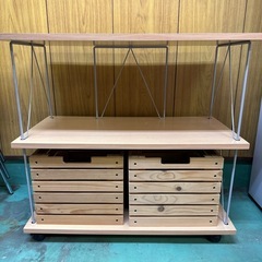 【済】2段キャスター付ラックの画像