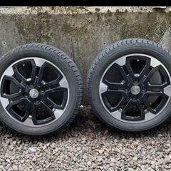 ウェイク純正ホイール、スタッドレス４本セット