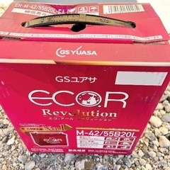 未使用　GGユアサ　バッテリー　ER-M-42/55B20L-EA