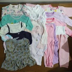 サイズ90 長袖セット(肌着、パジャマ等)
