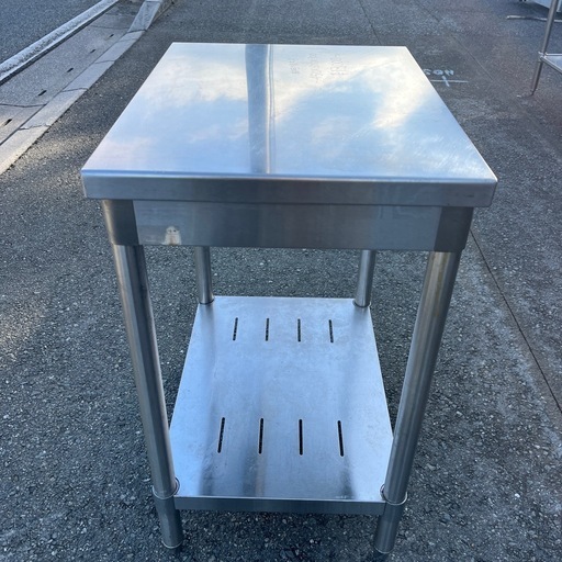 ☆  中古品 ステンレス製作業台  450×600×800  厨房用品  ☆