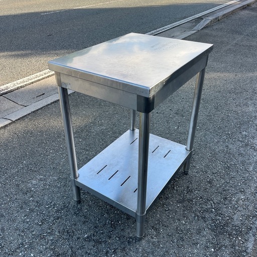 ☆  中古品 ステンレス製作業台  450×600×800  厨房用品  ☆