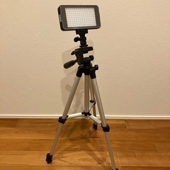 スマホ三脚＆撮影照明セット