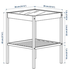IKEA サイドテーブルの画像