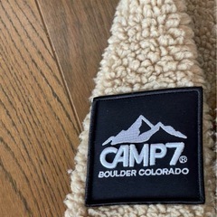 【美品】CAMP7 フリースジャケット ベージュの画像