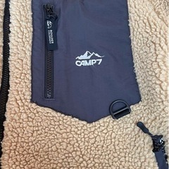 【美品】CAMP7 フリースジャケット ベージュの画像