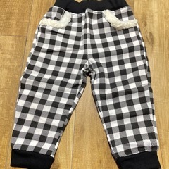 チェック柄 90サイズ ズボン