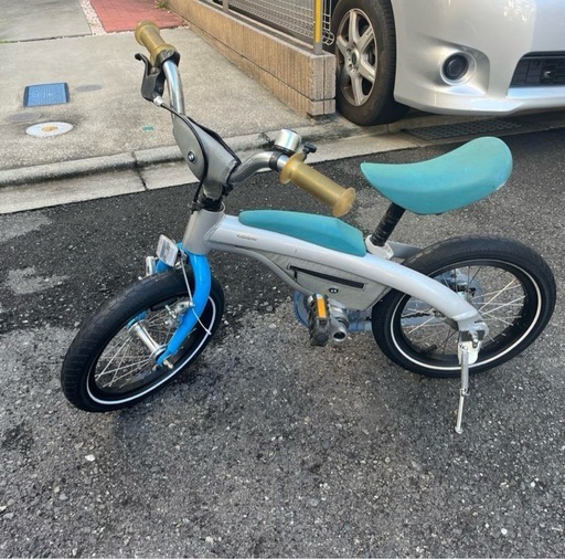 【京都】京の楽チャリ　電動アシスト自転車　26インチ　水色 京都】京の楽チャリ 電動アシスト自転車 26インチ 水色