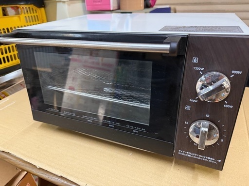 オーブントースター DOT-1402 ドウシシャ 木目 ブラック