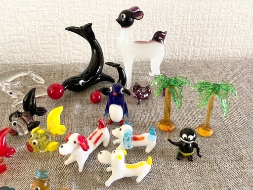 ♦️ガラス細工 コレクション アニマル 海の生物 親子 カワイイ