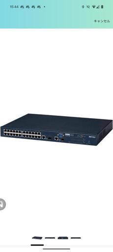 bs-poe-2124gmr　BUFFALO　Giga対応 インテリジェント PoE スイッチ 24ポートモデル