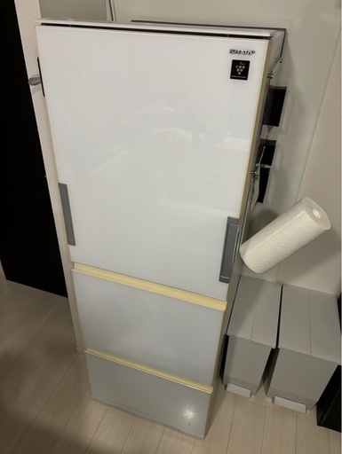 冷蔵庫  SHARP 両開き プラズマクラスター搭載 SJ-GW35C