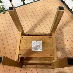 【愛品館八千代店】無印良品　木製サイドテーブルベンチ　②の画像