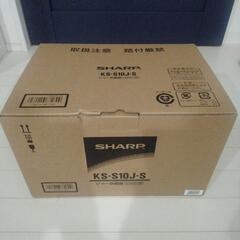シャープ　SHARP KS-S10J-S 炊飯器 黒厚釜＆球面炊...