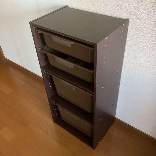 ★ﾆﾄﾘ 引出カラーBOX 4段「美品」