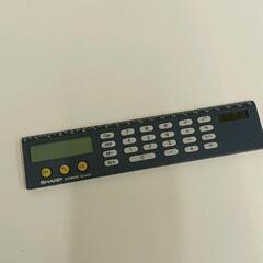 1123-518 電卓付ものさし