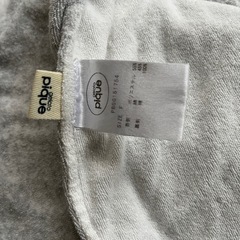 ジェラートピケ　ブランケット　耳付きフーディーおくるみの画像