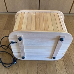 天然木　足ホット　暖房　湯たんぽ がわり  脚温器　7s-001S 水を使わない保温 の画像